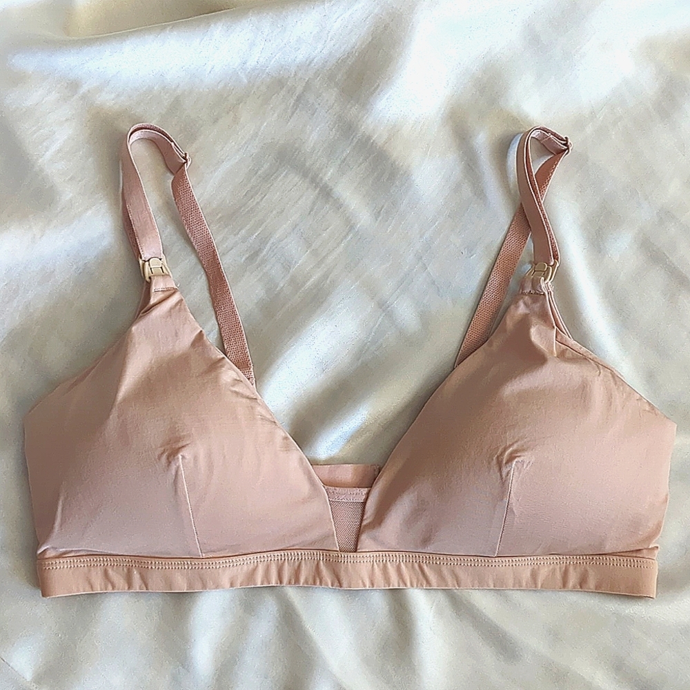 Pepper Nursing Bra Large Breastfeeding Sienna Rose Maternity Pregnancy Like New